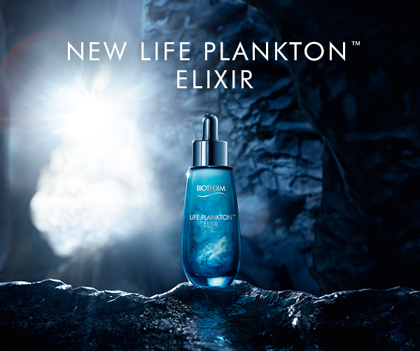 Biotherm Life Plankton Elixir 30 ml  เซรั่มดูแลความร่วงโรยของผิว กรรมสิทธิ์ของไบโอเธิร์มอย่าง LIFE PLANKTON™ ในความเข้มข้น 5 %^ สูงสุดที่ใช้ในผลิตภัณฑ์บำรุงผิวของแบรนด์  ผนึกกำลังกับส่วนผสมทรงประสิทธิภาพจากธรรมชาติอย่างไฮยาลูรอนิกแอซิด (Hyaluronic Acid) และวิตามินซี ผ่านการทดสอบแล้วว่าช่วยให้ผิวดูแข็งแรงขึ้น ช่วยดูแลการร่วงโรยของผิวทั้งยังช่วยให้ผิวดูอ่อนเยาว์ กระจ่างใส กระชับ และเรียบเนียนขึ้น หลังใช้ต่อเนื่อง 8 วัน