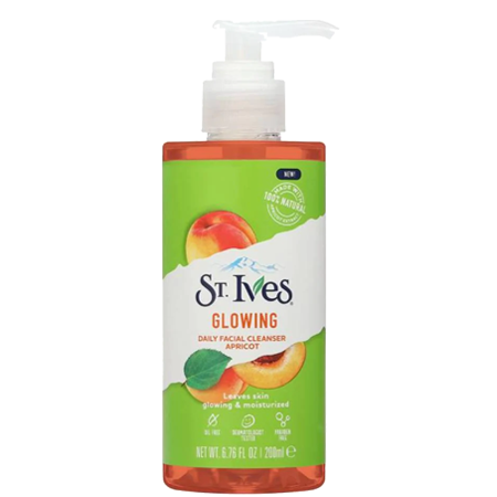 ST.Ives,ธรรมชาติ 100%,สครับอันดับ 1 จากอเมริกา,ST.Ives ราคา,ST.Ives รีวิว,เซนท์ไอฟ คลีนเซอร์ แอปริคอต 200 ml,เจลล้างหน้า,